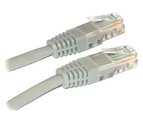 XtendLan Cat6 UTP šedý / Patch kabel / 1 m