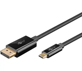 Goobay 75704 černá / Kabel / USB-C na DisplayPort / 4K 60Hz / 1 m