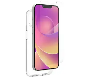 ZAGG Defence Bundle iPhone 14 průhledná / Ochranný set / Zadní kryt a tvrzené sklo