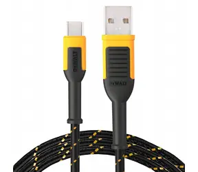 DeWalt DXMA131-1361-DWG černá / Kabel USB / USB-A - USB-C / 1,2 m