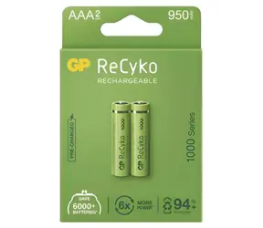 Emos GP ReCyko 1000 AAA (HR03) / Nabíjecí baterie / NiMH / 2 ks