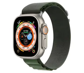 Devia Deluxe Sport5 44/45/49mm khaki zelená / Řemínek pro Apple Watch / Nylonový / Nastavitelný
