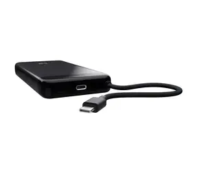 Trust Fiera 20000 černá / Powerbanka / integrovaný kabel USB-C / LED displej / 20 000 mAh / 20W