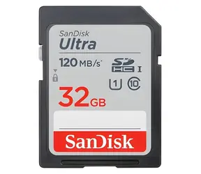 SanDisk Ultra SDHC 32GB 3-pack / Paměťová karta / Class 10 / UHS-I / 120 MB/s