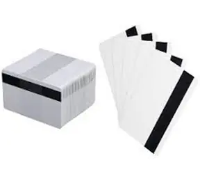 ZEBRA plastové karty s magnetickým proužkem 500 ks / PVC / 30 mil / LoCo / bílá