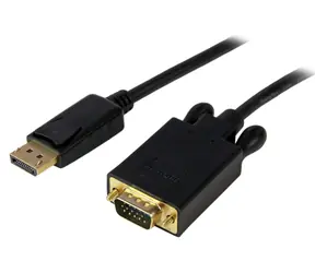 StarTech Redukce DisplayPort na VGA černá / Redukce / 4,6 m / 2048×1280 px / 60 Hz