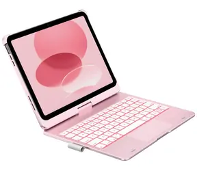 Typecase Flexbook Touch světle růžová / Klávesnicové pouzdro / Apple iPad 11" (A16) 2025/iPad 10.9" 2022