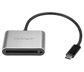 StarTech čtečka CFast karet USB-C černá/stříbrná / Čtečka paměťových karet / USB 3.2 Gen 1 / hliník