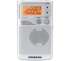 Sangean DT-250 stříbrná / Rádio / Kapesní