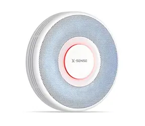 X-Sense XS0B-MR121 bílá / Sada detektorů kouře / 12 ks / hlasové hlášení polohy / základnová stanice / CO detektor