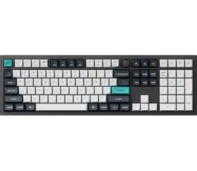 Keychron Q6 Max (Gateron Jupiter Red) bílo-černá / Klávesnice / Mechanická / Red switch / Podsvícená / Bezdrátová