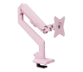 Arozzi Alzare Neo fialová / Stolní držák monitoru / VESA 75-100 mm / do 9 kg / náklon ±45° / otočení 360°