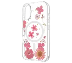 FIXED MagBloom Pink Blossom / Zadní kryt / Apple iPhone 16 / MagSafe