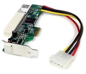 StarTech Adaptér PCIe na PCI červená / Příslušenství / PCIe / PCI 32-bit / čipset PERICOM PI7C9X110BNBE