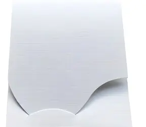Daiber Folders Wave bílá / Paspartovací desky / Linnen / 100 ks