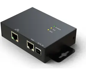 PowerWalker SNMP Box černá / SNMP modul pro UPS / RS-232 / USB / webové rozhraní