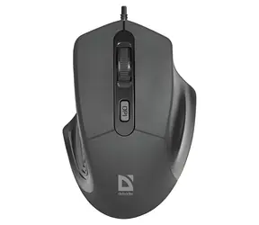 Defender Datum MB-347 černá / Drátová optická myš / 1600 DPI / USB / 4 tlačítka