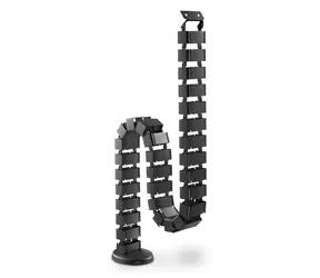 Digitus DA-90505 černá / Organizér kabelů / nastavitelná délka / max. výška stolu 130 cm
