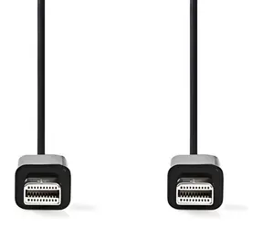Nedis Mini DisplayPort 1.2 černý / Kabel / mini DisplayPort - mini DisplayPort / 1 m / 21,6 Gbps