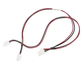 Zebra DC napájecí kabel Y černo-červená / Napájecí kabel / DC / 1 m / kompatibilní s PS20