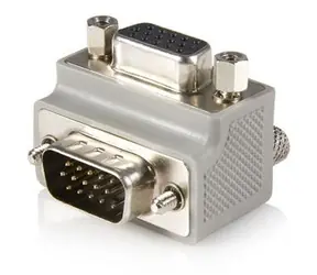 StarTech redukce VGA 15pin D-SUB (M/F) lomená šedá / Redukce / VGA