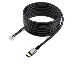 StarTech adaptér USB-C na RJ9 černá / Adaptér / 1,8 m / Realtek ALC5686