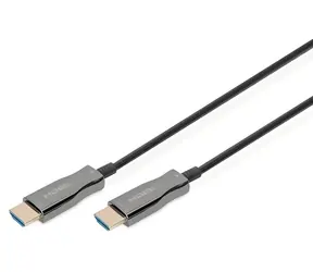 Digitus HDMI AOC Hybrid černá / Kabel / Hybridní optický / UHD 4K/60Hz / 18 Gbit/s / 20 m