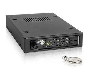 Icy Dock ToughArmor MB491SKL-B černá / Mobilní rack pro 2,5" SATA/SAS SSD/HDD / do 3,5" pozice / uzamykatelný