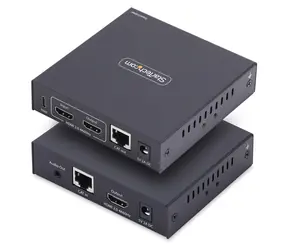 StarTech HDMI KVM extender over IP černá / KVM extender / přes IP síť / vysílač a přijímač / USB 2.0