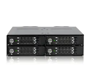 Icy Dock ToughArmor MB720M2K-B černá / Rámeček pro SSD / 4x M.2 NVMe / MiniSAS HD / do 5,25" pozice