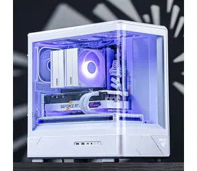 Jonsbo D200 bílá / Skříň / mATX / Tvrzené sklo / Mini teplotní displej