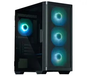 Zalman M4 černá / Mini Tower / mATX / temperované sklo / RGB / 2x USB 3.2 Gen2 Type-A