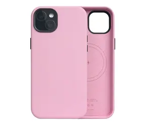 SLG Design D5 růžová / Zadní kryt / iPhone 15 Plus / MagSafe / kůže