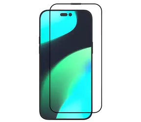 Devia Star Series černý rámeček / Ochranné sklo / iPhone 14 Plus, 13 Pro Max / Tvrzené sklo