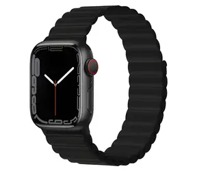 Devia Deluxe Sport 3 černá / Řemínek pro Apple Watch / 40/41/42 mm / silikonový / magnetický