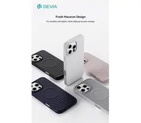 Devia Ripple Magnetic bílá / Kryt pro Apple iPhone 16 Pro / TPU / Ochrana proti nárazu