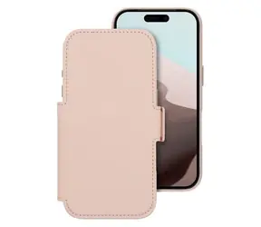 dbramante1928 Lynge ICON růžová Pink Sand / Pouzdro s klopou / MagSafe / iPhone 17 Pro