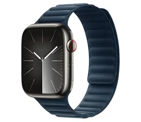 Devia Deluxe Magnetic Fiber Sea Blue / Řemínek / Apple Watch 44/45/46 mm / magnetický