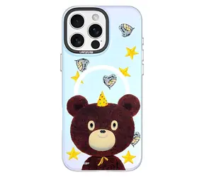 Devia Canvas Series Starry Bear / Kryt / Apple iPhone 16 / Magnetický