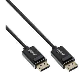 InLine DisplayPort 2.0 kabel černá / Kabel DisplayPort / 8K4K UHBR / 1 m