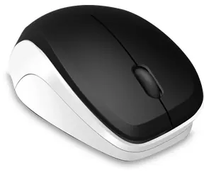 Speed Link LEDGY černo-bílá / Bezdrátová myš / Optická / Tichá / 3 tlačítka / 2.4GHz