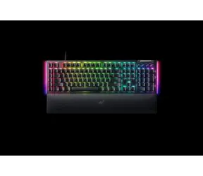 Razer BlackWidow V4 Yellow Switch černá / Herní klávesnice / mechanická / Razer yellow / USB