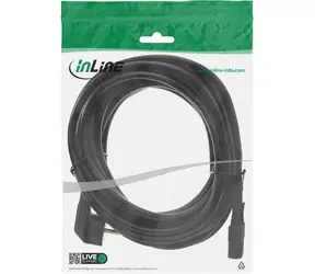 InLine Napájecí kabel Schuko - C13 černá / Napájecí kabel / 3 m / CEE7/7 - IEC C13