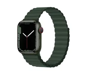 Devia Deluxe Sport 3 40/41/42 mm Sequoia / Řemínek pro Apple Watch / Silikonový / Magnetické zapínání