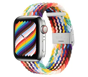 Devia Deluxe Sport4 Řemínek pro Apple Watch 40/41/42mm Rainbow / Řemínek / Nylonový pletený / Nastavitelný