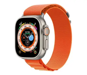 Devia Deluxe Sport5 44/45/49mm oranžová / Řemínek pro Apple Watch / Nylonový / Nastavitelný