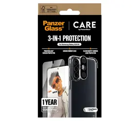 PanzerGlass CARE Bundle 3v1 pro Samsung Galaxy A36 5G / Ochranná sada / Tvrzené sklo UWF