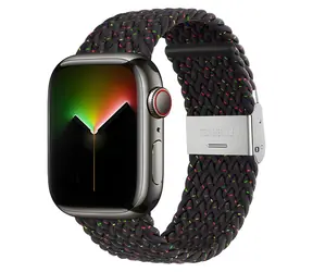 Devia Deluxe Sport 4 černá / Řemínek pro Apple Watch 44/45/46mm / Nylonový / Nastavitelný