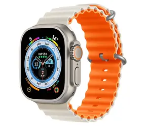 Devia Deluxe Sport6 Řemínek pro Apple Watch 40/41mm Starlight/oranžová / Řemínek / Silikonový / Two-tone
