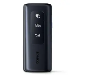 Baseus EnerGeek GX11 černá / Powerbanka / MiFi hotspot / 20000 mAh / 67W